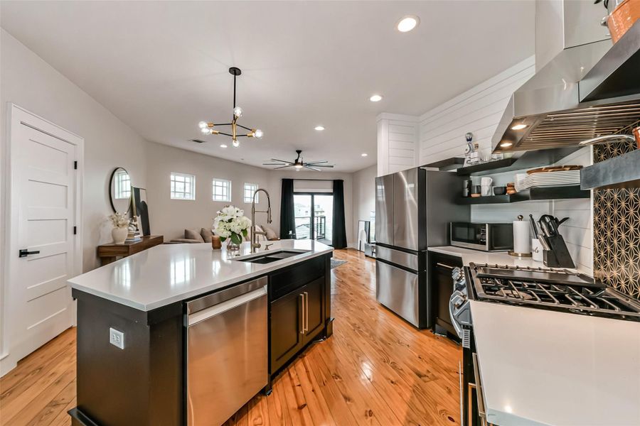 Furnished interior view inside a new home in , Galveston (Image 21).