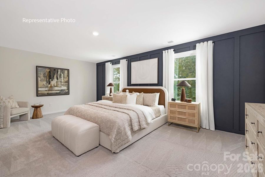 Furnished interior view inside a new home in Sanctuary at Southgate, Indian Trail (Image 10).