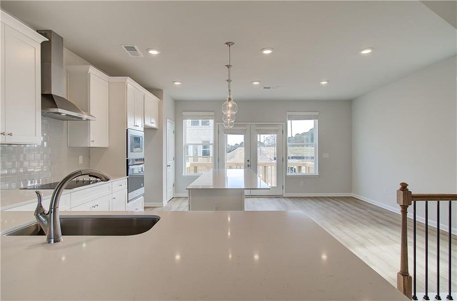 Furnished interior view inside a new home in Daybreak, Newnan (Image 7).