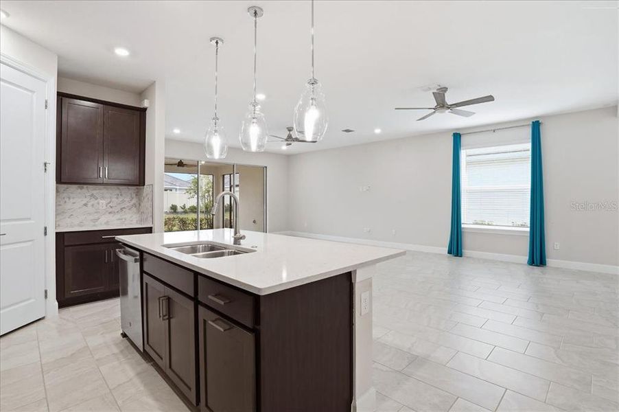 Furnished interior view inside a new home in , Palmetto (Image 10).