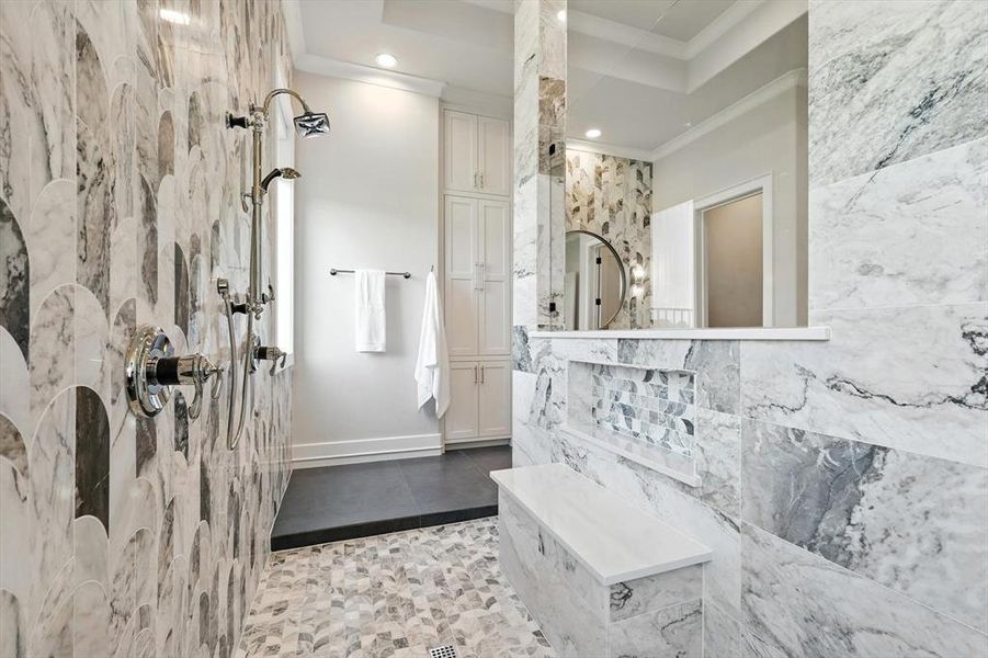 Furnished interior view inside a new home in , Bartonville (Image 9).