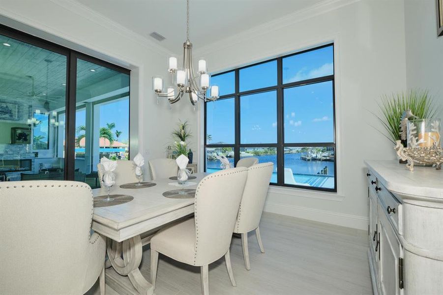 Furnished interior view inside a new home in , Cape Coral (Image 15).