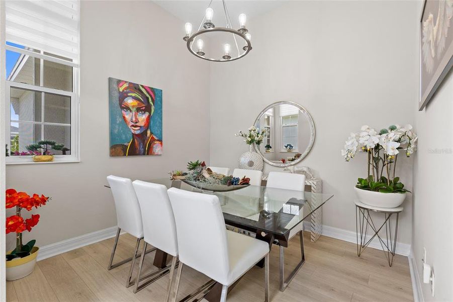 Furnished interior view inside a new home in The Reserve at Victoria, Deland (Image 9).