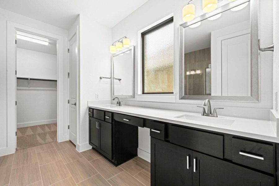 Primary Bath retreat with dual vanities