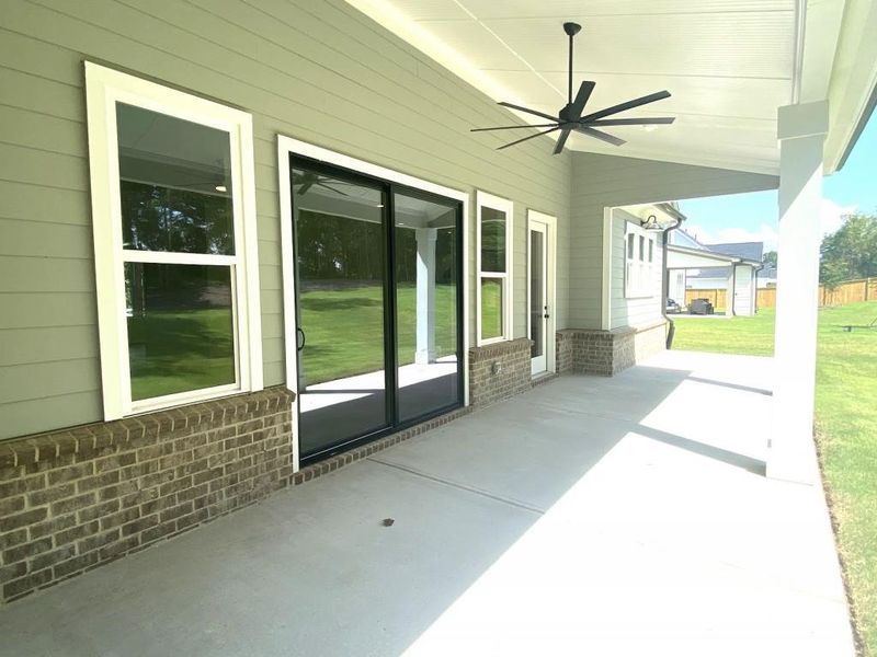 Exterior details and patio area of a home in Arden on Lanier, Cumming (Image 4). Exterior details and patio area of a home in Arden on Lanier, Cumming (Image 4).