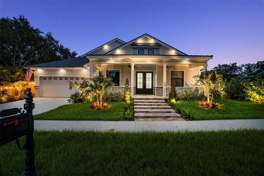 Front exterior of a new home in , Safety Harbor, FL, highlighting curb appeal (Image 23). Front exterior of a new home in , Safety Harbor, FL, highlighting curb appeal (Image 23).