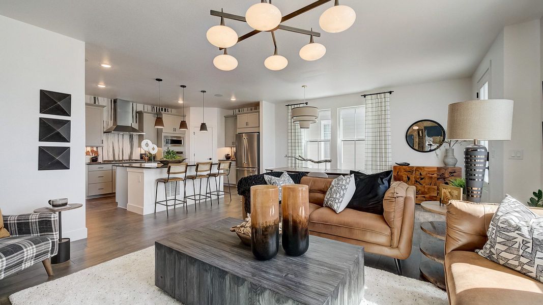 Representative furnished interior of a home built from the Leadville by DRB Homes in Westerly, Erie (Image 23).