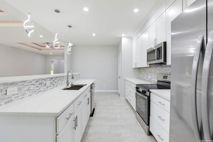 Furnished interior view inside a new home in , Spring Branch (Image 6).