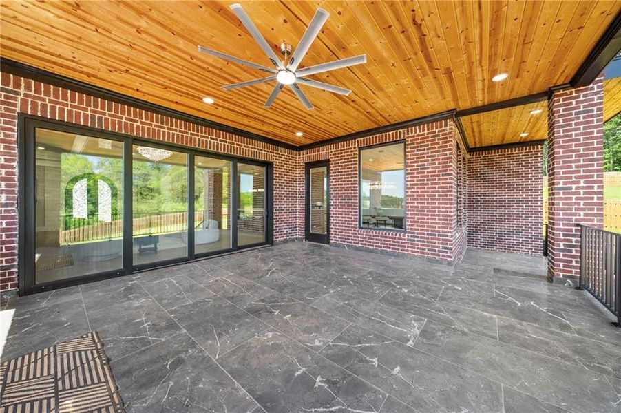 Exterior details and patio area of a home in , Buford (Image 31). Exterior details and patio area of a home in , Buford (Image 31).