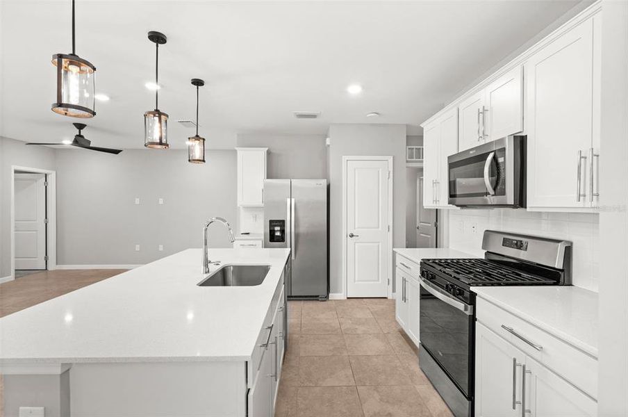 Furnished interior view inside a new home in , Punta Gorda (Image 7).