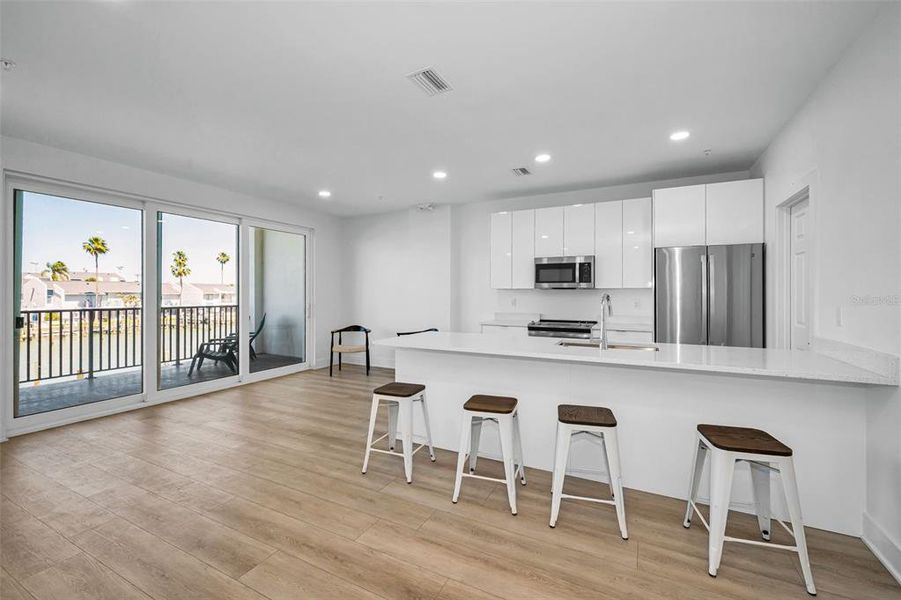 Furnished interior view inside a new home in , Madeira Beach (Image 12).