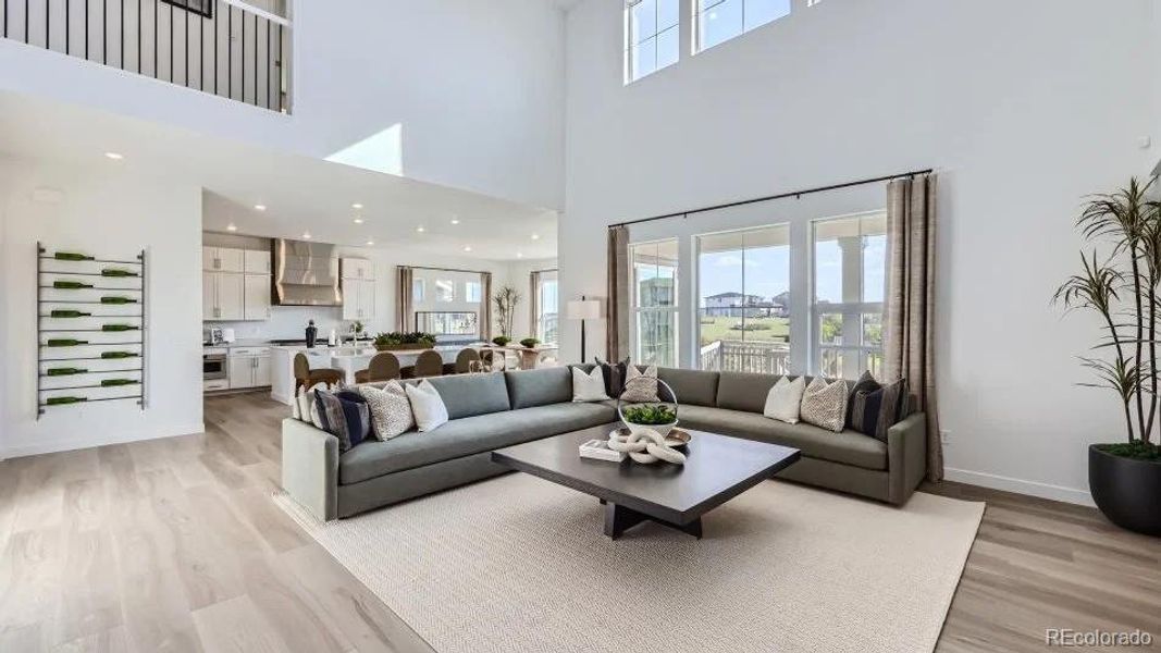 Furnished interior view inside a new home in Macanta: The Legends Collection, Castle Rock (Image 18).