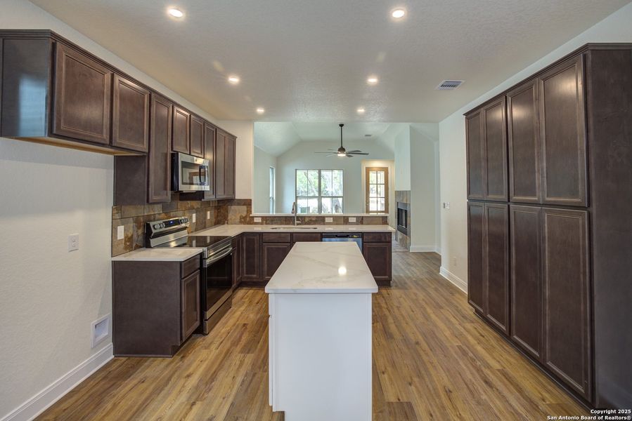 Furnished interior view inside a new home in , Wimberley (Image 9).