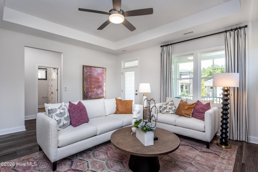 Furnished interior view inside a new home in Coastal Haven, Leland (Image 14).
