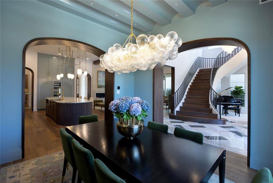 Furnished interior view inside a new home in , Southlake (Image 17).