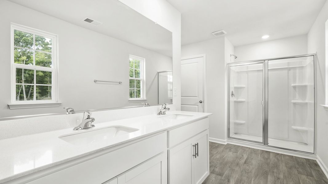 Furnished interior view inside a new home in Country Creek, Lexington (Image 6). Furnished interior view inside a new home in Country Creek, Lexington (Image 6).