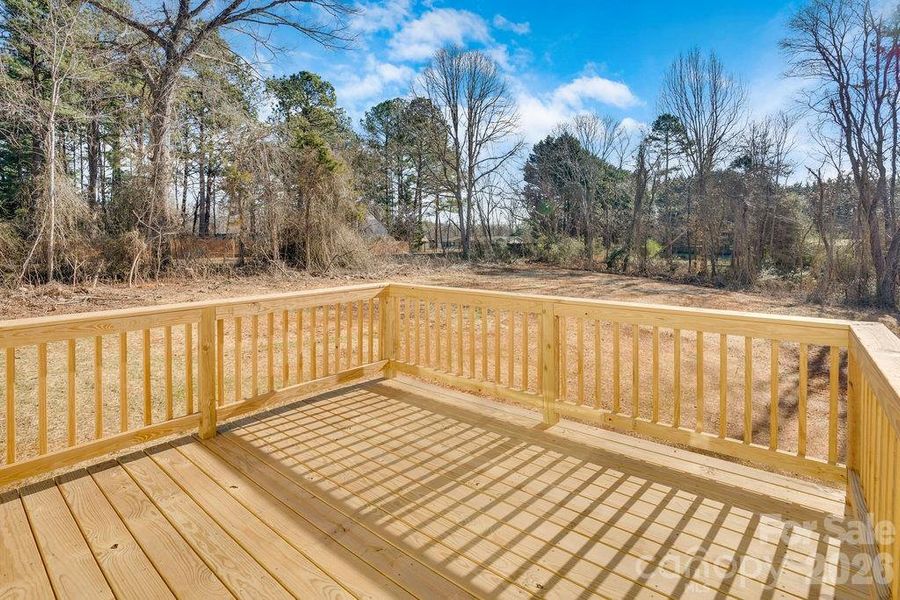 Exterior details and patio area of a home in , Iron Station (Image 18). Exterior details and patio area of a home in , Iron Station (Image 18).