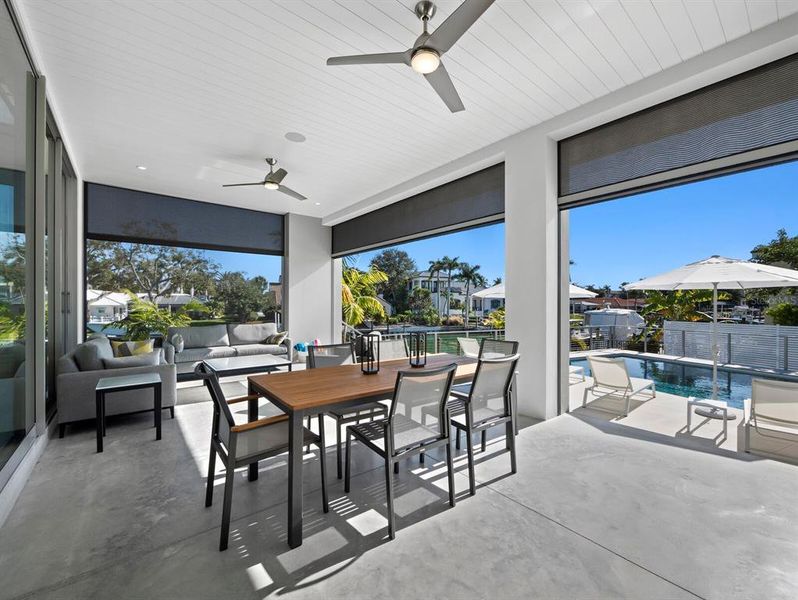 Exterior details and patio area of a home in , Sarasota (Image 26). Exterior details and patio area of a home in , Sarasota (Image 26).