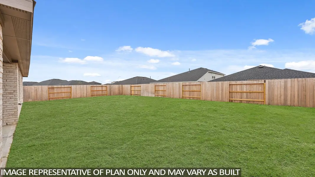 Exterior details and patio area of a home in Sunterra, Katy (Image 3).