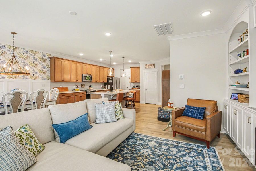Furnished interior view inside a new home in , Greensboro (Image 7).