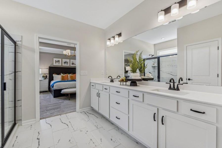 Furnished interior view inside a new home in Jones Ridge, Dallas (Image 31).