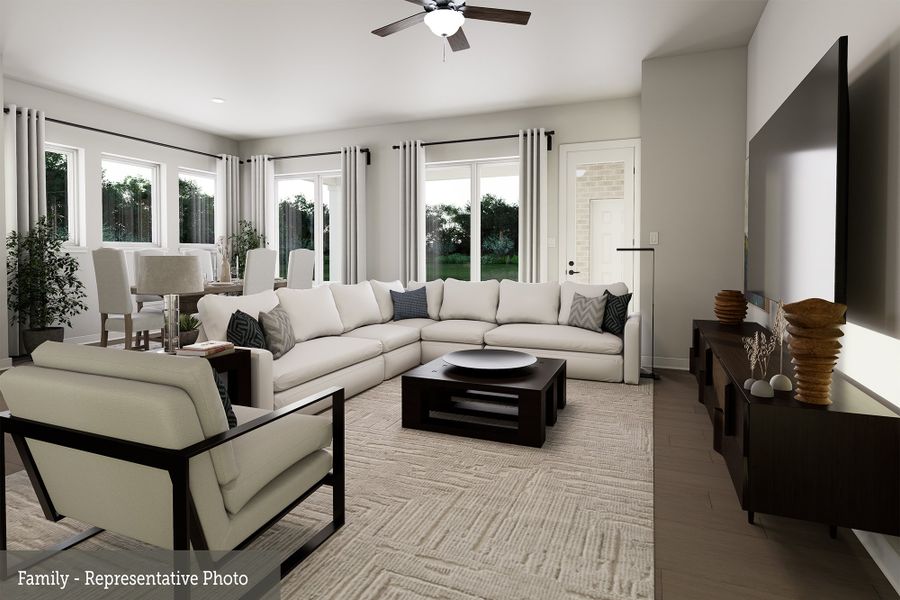 The Antoinette - Family Room The Antoinette - Family Room