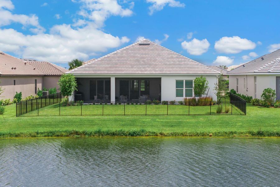 Front exterior of a new home in , Port St. Lucie, FL, highlighting curb appeal (Image 20).