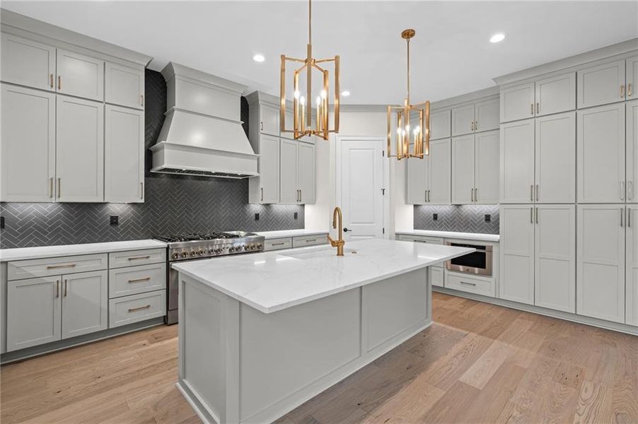 Furnished interior view inside a new home in Laurel View, Suwanee (Image 9). Furnished interior view inside a new home in Laurel View, Suwanee (Image 9).