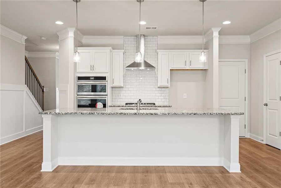 Furnished interior view inside a new home in , Flowery Branch (Image 4).
