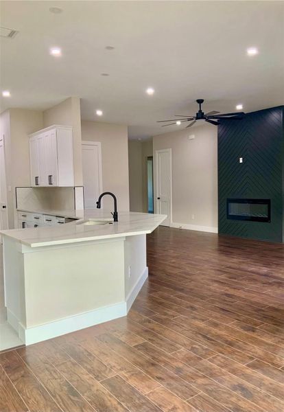 View from dining area