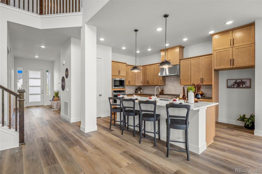 Furnished interior view inside a new home in Cloverleaf – Mountainview Collection, Monument (Image 6).