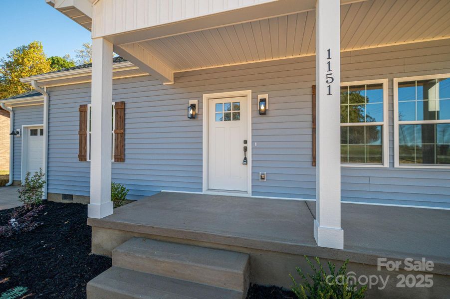 Exterior details and patio area of a home in , Hickory (Image 17). Exterior details and patio area of a home in , Hickory (Image 17).