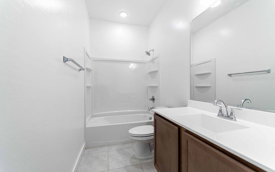 Furnished interior view inside a new home in Rancho Santa Rosa, Maricopa (Image 13).