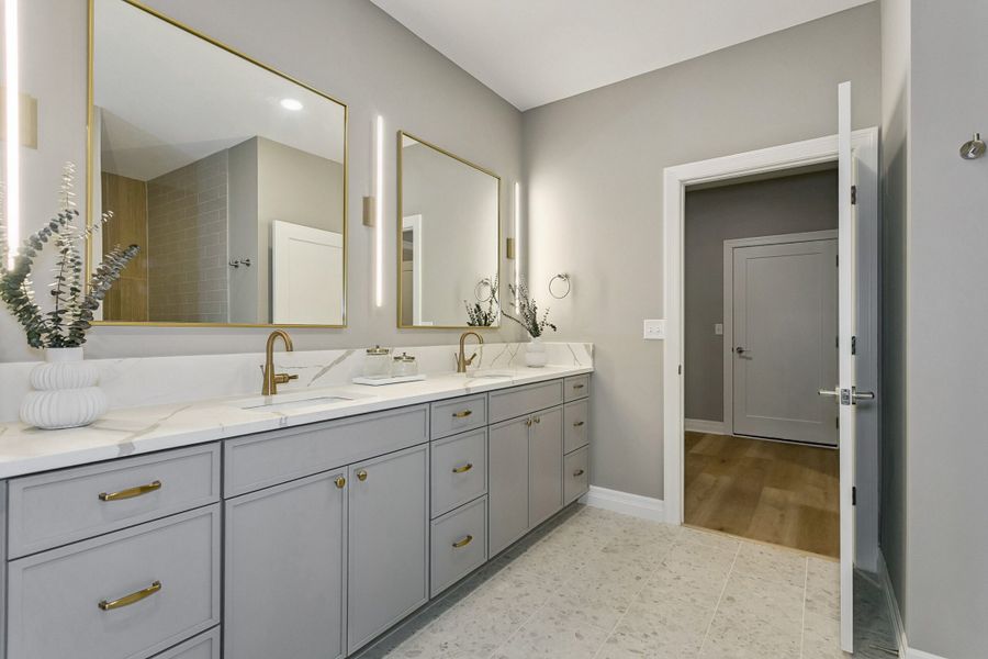Furnished interior view inside a new home in The Courtyards at The Heritage, Andover (Image 9).