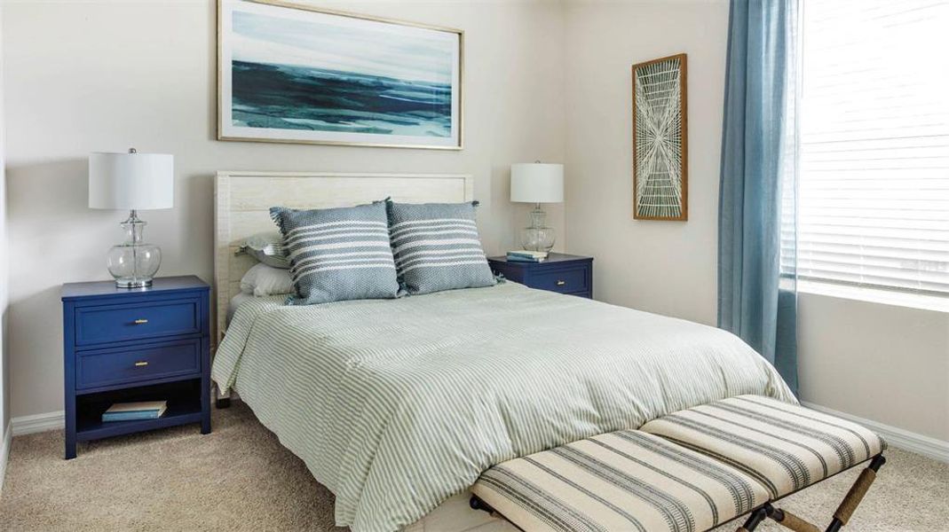 Furnished interior view inside a new home in The Gardens at Bay Street, Sarasota (Image 10).