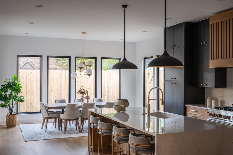 Furnished interior view inside a new home in , Houston (Image 24).