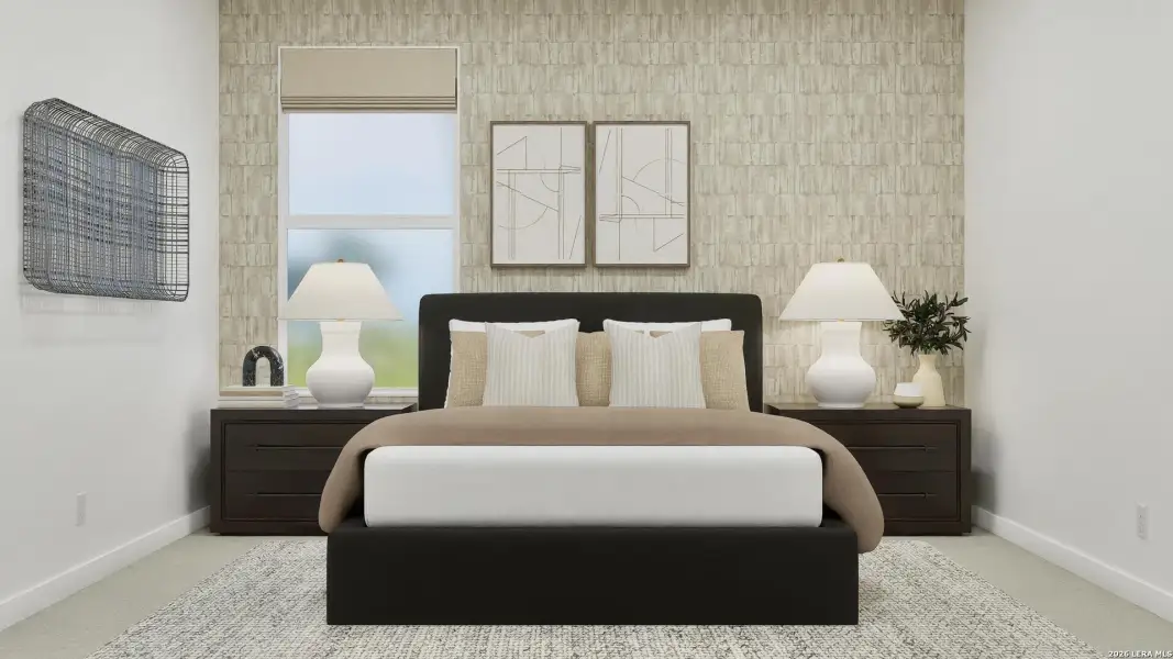 Furnished interior view inside a new home in Brookmill, San Antonio (Image 14).