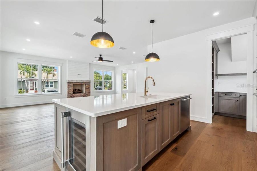 Kitchen in main house