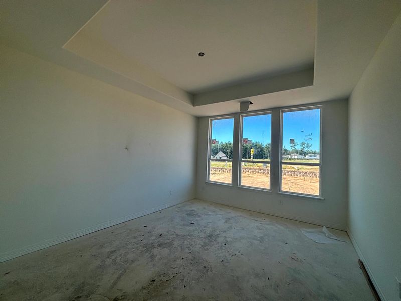 Construction progress - primary bedroom Construction progress - primary bedroom