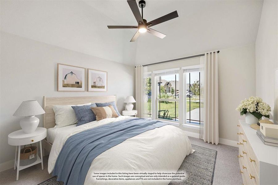 Furnished interior view inside a new home in East Oak Creek 50-55, Commerce (Image 10). Furnished interior view inside a new home in East Oak Creek 50-55, Commerce (Image 10).
