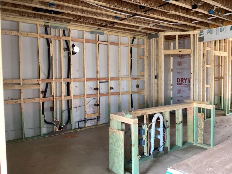 In-progress construction of a new home in Lariat, Liberty Hill, TX (Image 18).