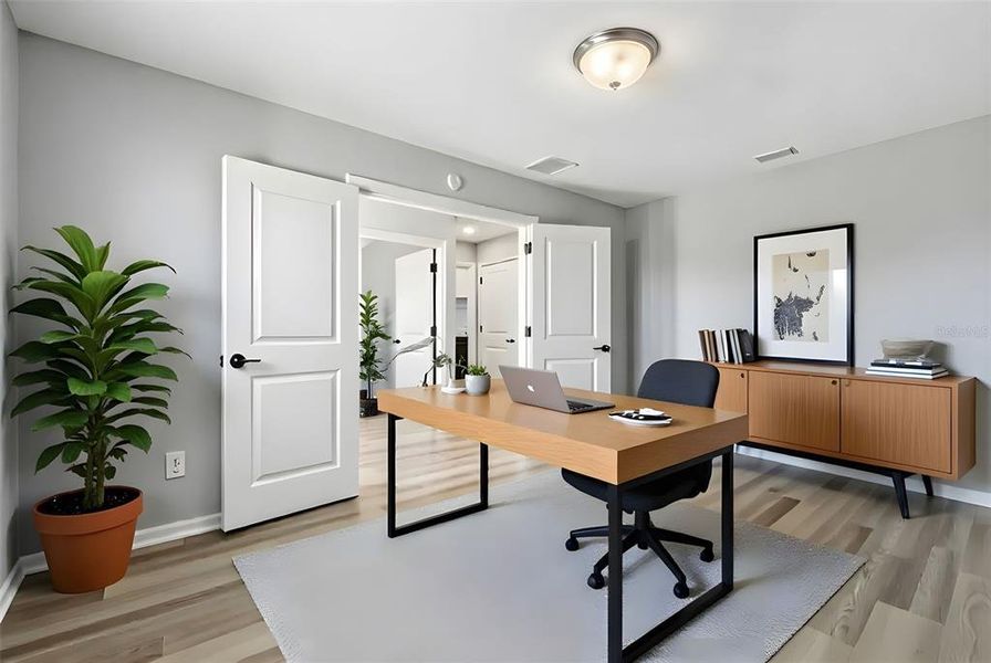 Furnished interior view inside a new home in , Okahumpka (Image 6). Furnished interior view inside a new home in , Okahumpka (Image 6).