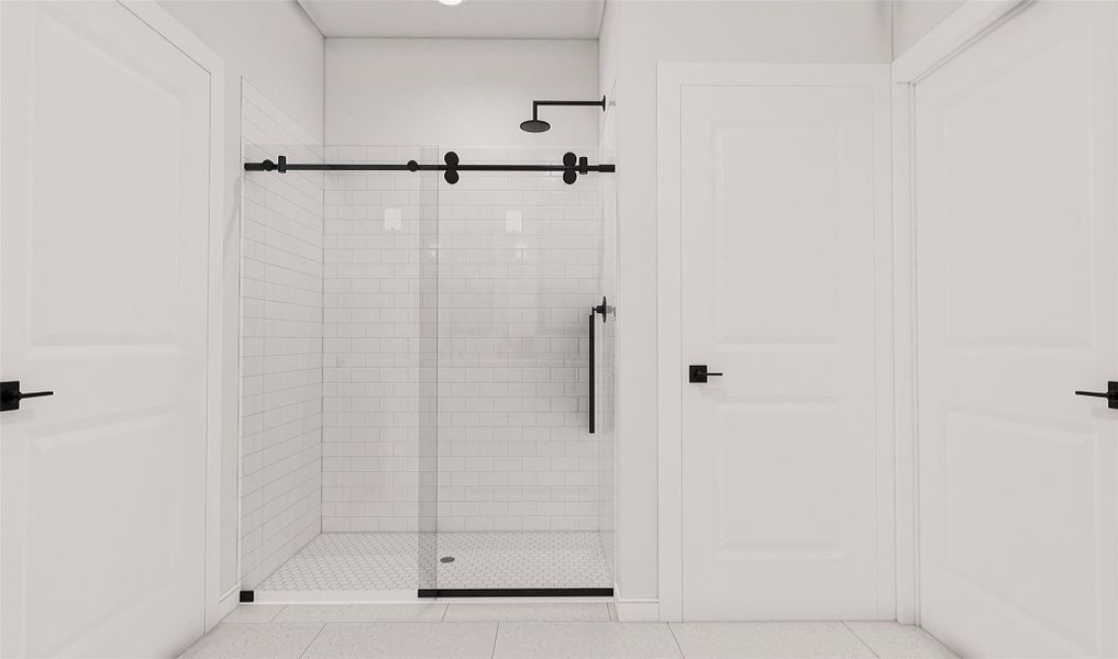 Serene primary bath (*Artist rendering used for illustration purposes only.)