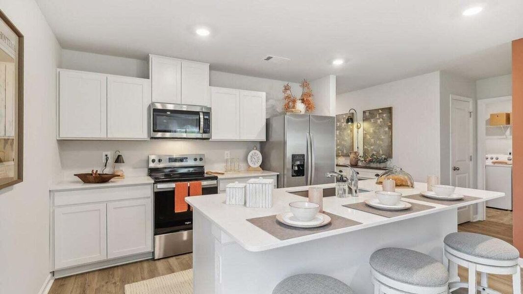 Furnished interior view inside a new home in Settlement at Salamander, North Charleston (Image 20).