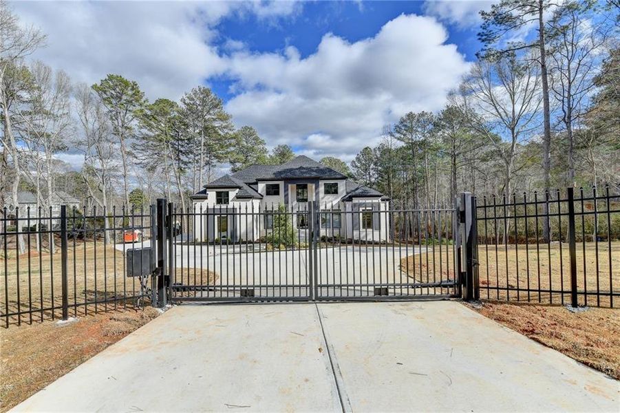 Front exterior of a new home in , Stonecrest, GA, highlighting curb appeal (Image 7). Front exterior of a new home in , Stonecrest, GA, highlighting curb appeal (Image 7).