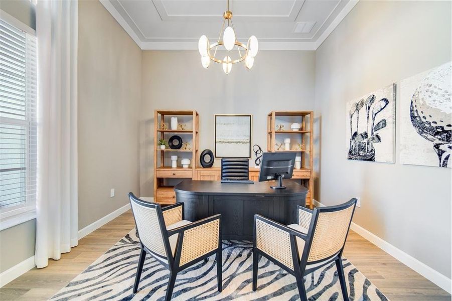 Furnished interior view inside a new home in Calusa Country Club, Lakewood Ranch (Image 18).