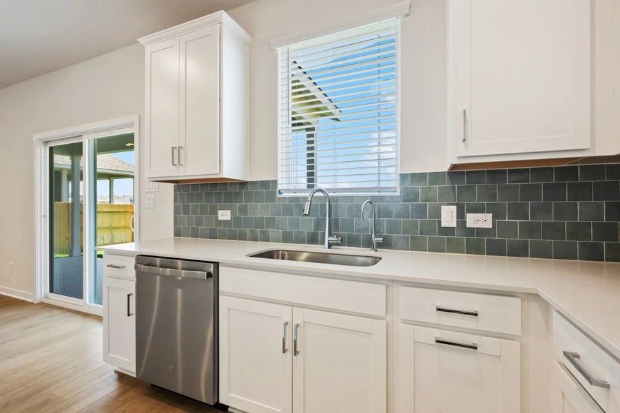 Furnished interior view inside a new home in Patterson Ranch, Georgetown (Image 7).
