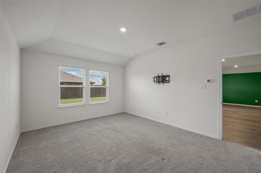 Spacious, unfurnished interior of a new home in Windrose, Pilot Point (Image 24). Spacious, unfurnished interior of a new home in Windrose, Pilot Point (Image 24).