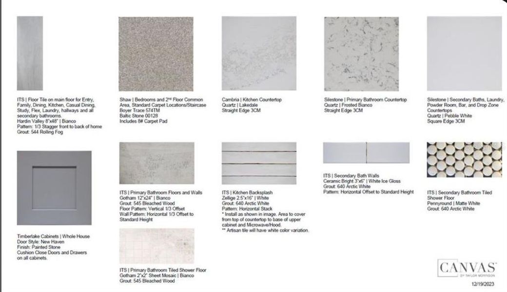 Sample of building materials used in homes in Esplanade at Wiregrass Ranch, Wesley Chapel (Image 13). Sample of building materials used in homes in Esplanade at Wiregrass Ranch, Wesley Chapel (Image 13).