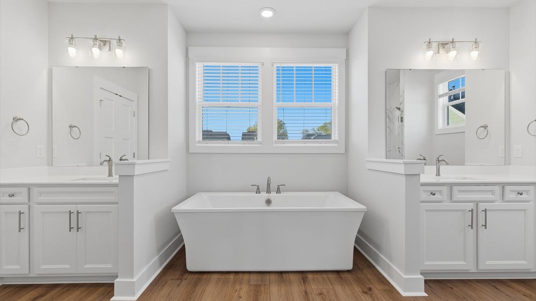 Furnished interior view inside a new home in Kayfield at Midway, Anderson (Image 28).